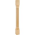 Hardware Resources 3-1/2" Wx3-1/2"Dx35-1/2"H Hard Maple Fluted Post P27-3.5-HMP